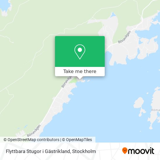 Flyttbara Stugor i Gästrikland map