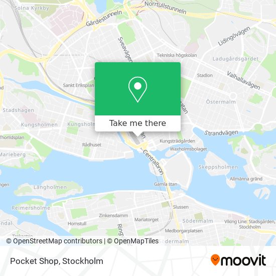 Pocket Shop map