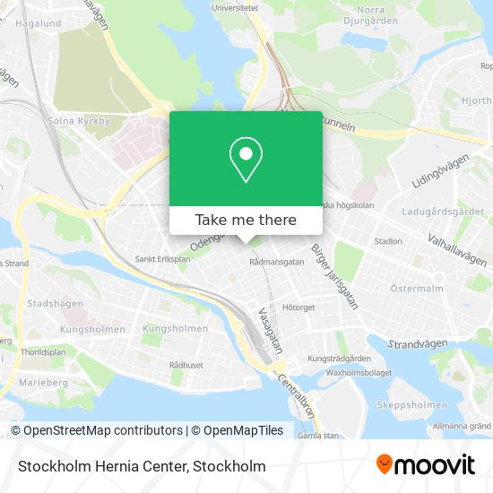 Stockholm Hernia Center map