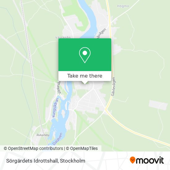 Sörgärdets Idrottshall map