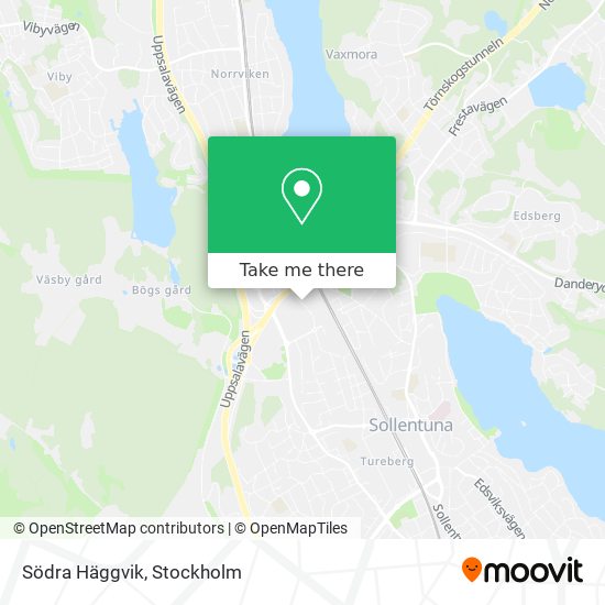 Södra Häggvik map