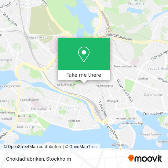 Chokladfabriken map