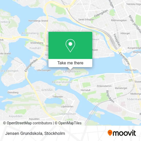 Jensen Grundskola map