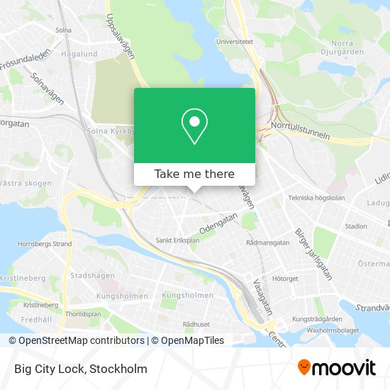 Big City Lock map