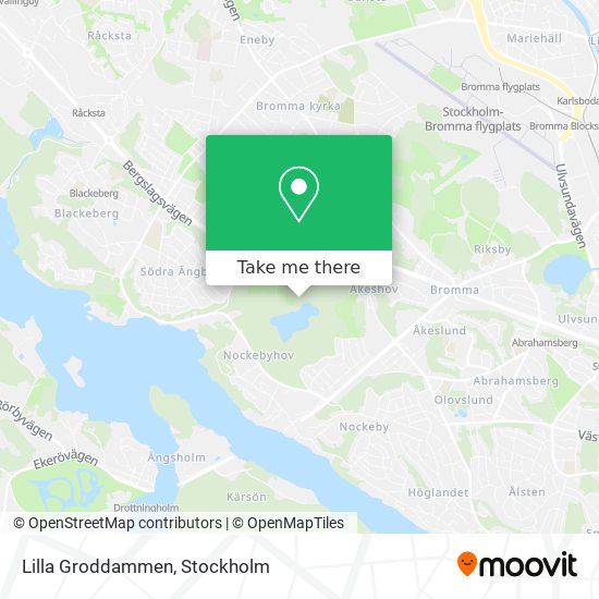 Lilla Groddammen map