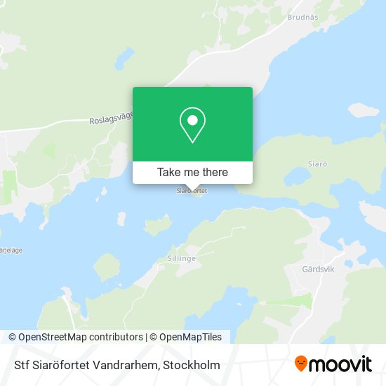 Stf Siaröfortet Vandrarhem map