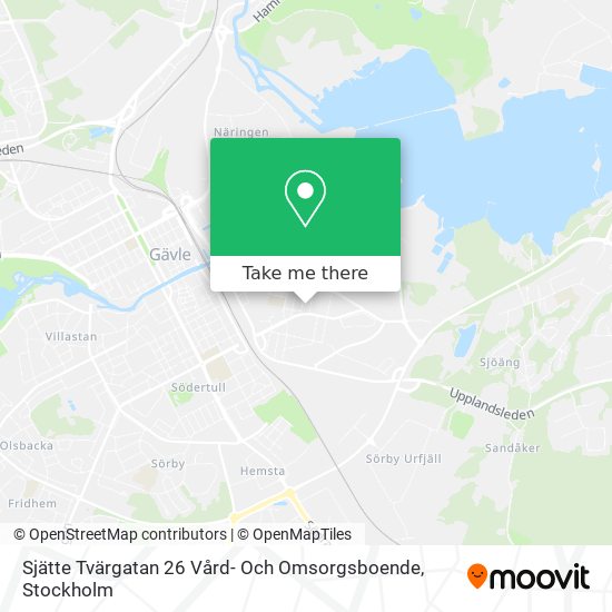 Sjätte Tvärgatan 26 Vård- Och Omsorgsboende map