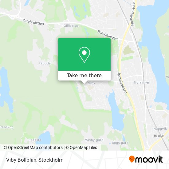 Viby Bollplan map