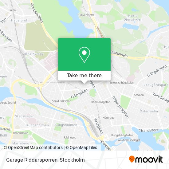 Garage Riddarsporren map