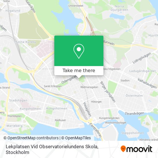 Lekplatsen Vid Observatorielundens Skola map