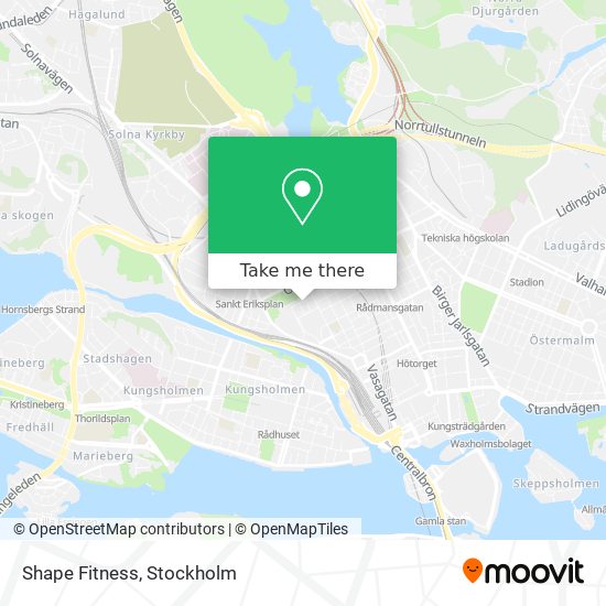 Shape Fitness map