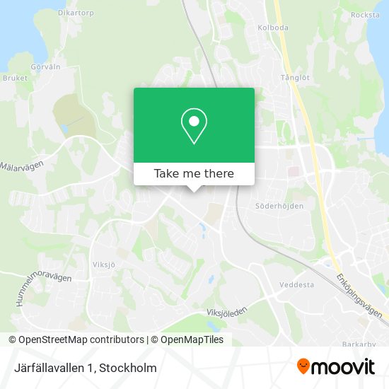 Järfällavallen 1 map