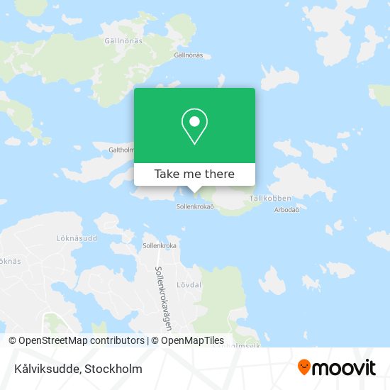 Kålviksudde map