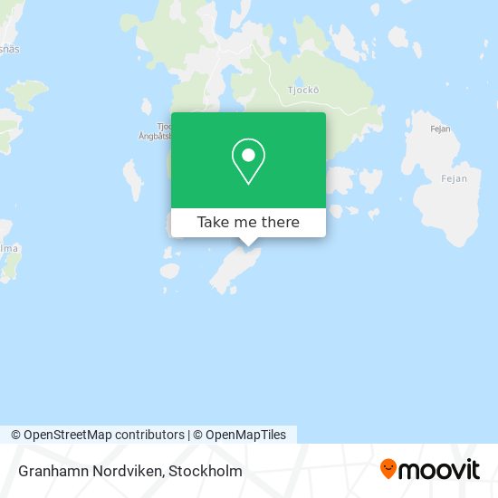 Granhamn Nordviken map