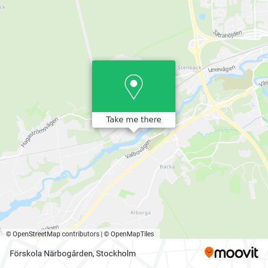 Förskola Närbogården map