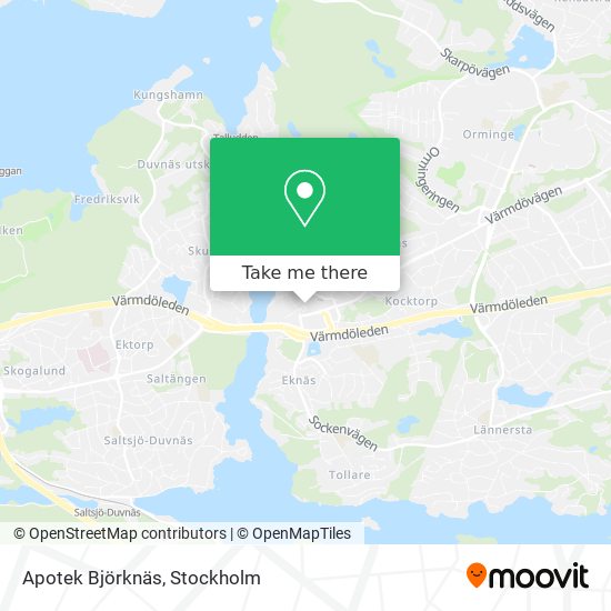 Apotek Björknäs map