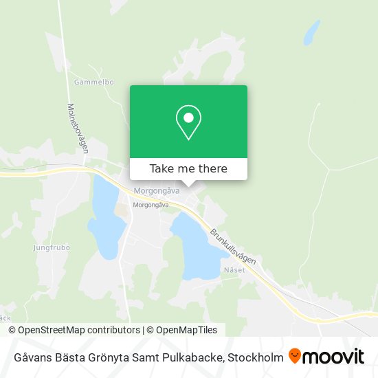 Gåvans Bästa Grönyta Samt Pulkabacke map