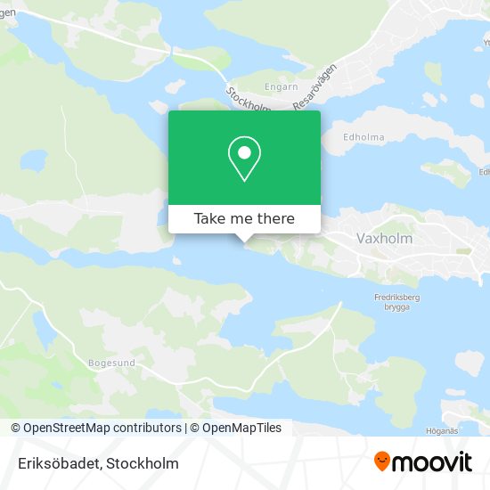 Eriksöbadet map