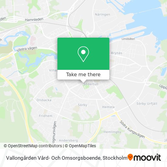 Vallongården Vård- Och Omsorgsboende map