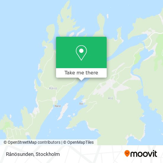 Rånösunden map