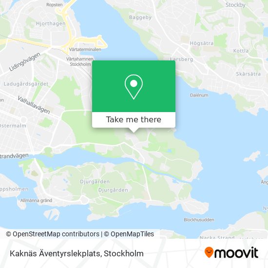 Kaknäs Äventyrslekplats map