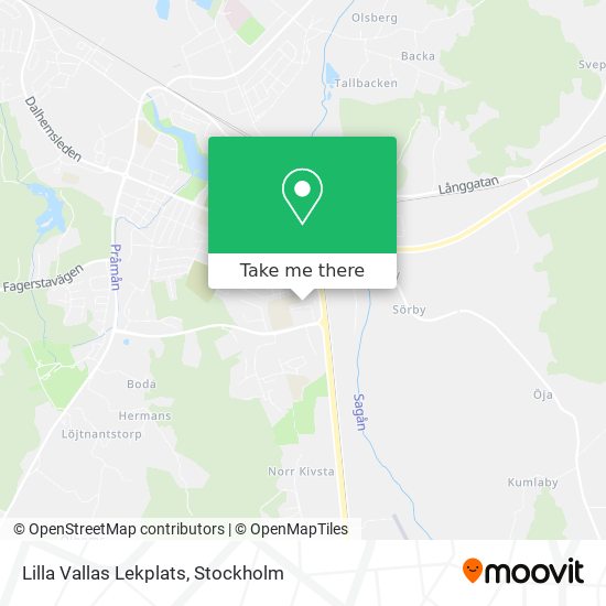 Lilla Vallas Lekplats map