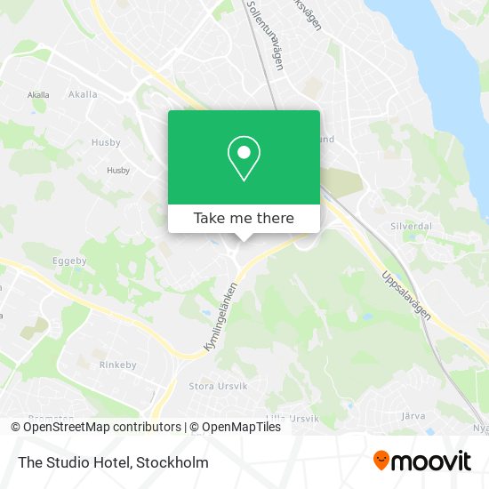 The Studio Hotel map