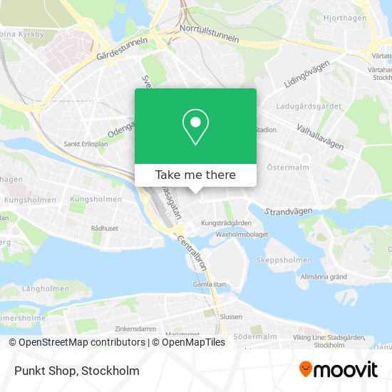 Punkt Shop map