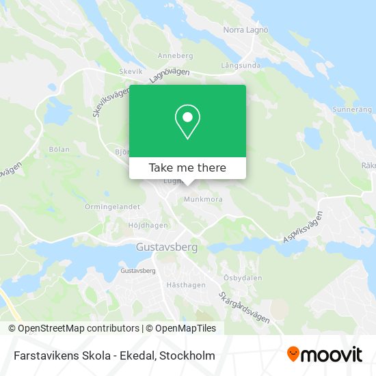 Farstavikens Skola - Ekedal map