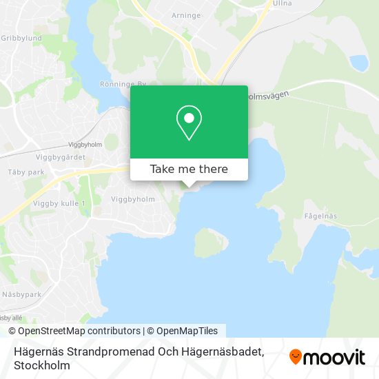 Hägernäs Strandpromenad Och Hägernäsbadet map