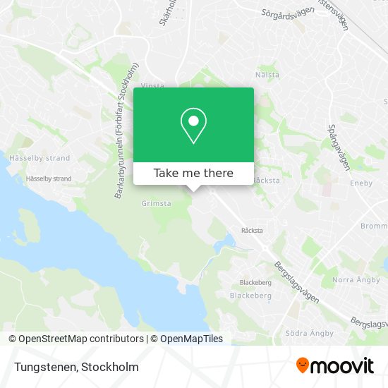 Tungstenen map