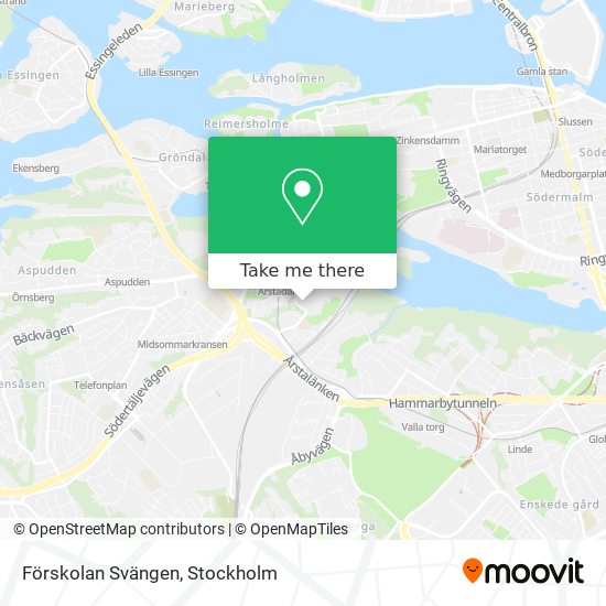 Förskolan Svängen map