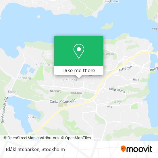 Blåklintsparken map