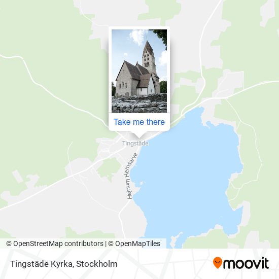 Tingstäde Kyrka map