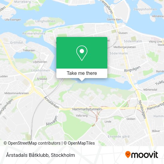 Årstadals Båtklubb map