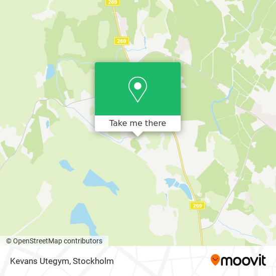 Kevans Utegym map