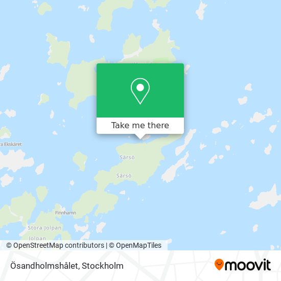 Ösandholmshålet map