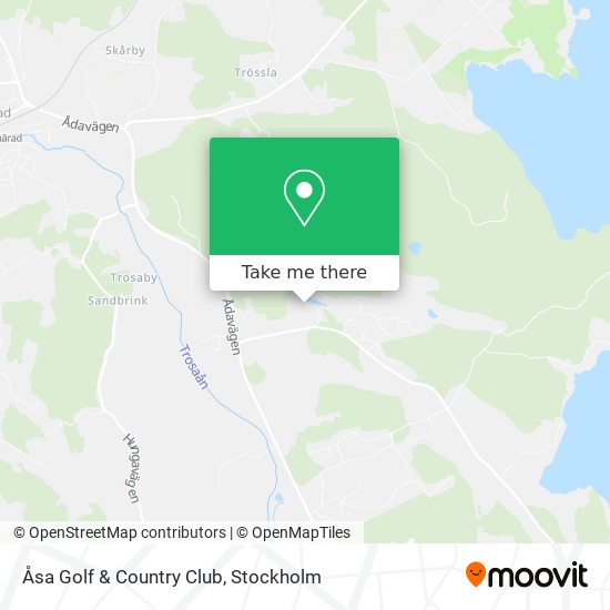 Åsa Golf & Country Club map
