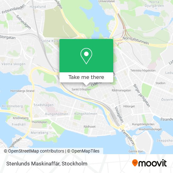 Stenlunds Maskinaffär map