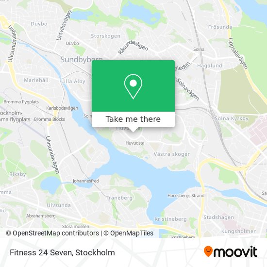 Fitness 24 Seven map