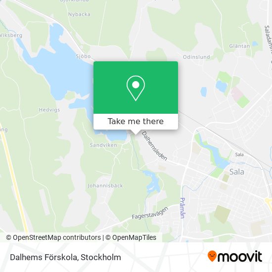 Dalhems Förskola map