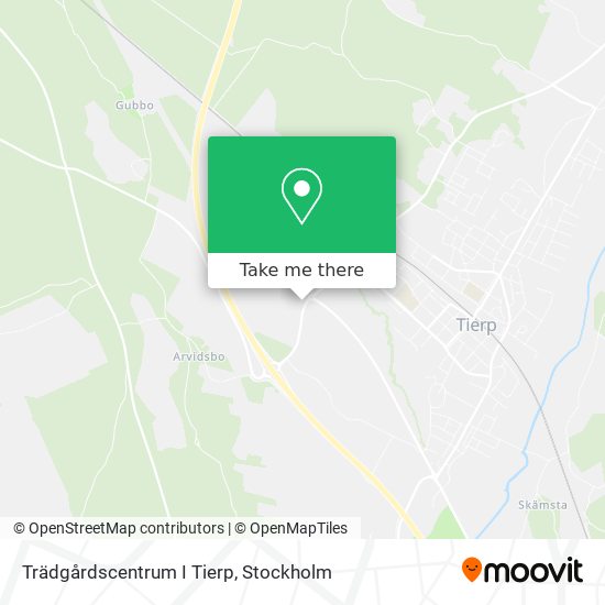 Trädgårdscentrum I Tierp map