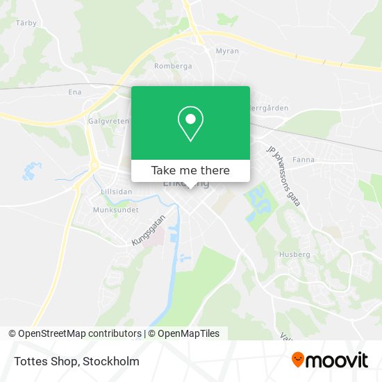 Tottes Shop map