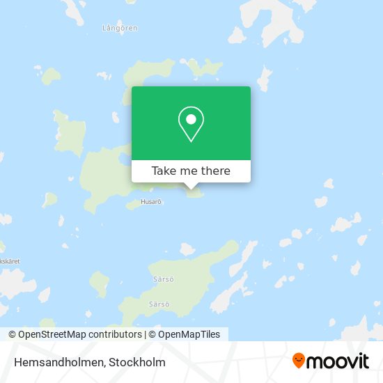 Hemsandholmen map