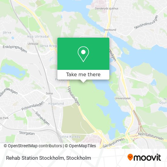 Rehab Station Stockholm map