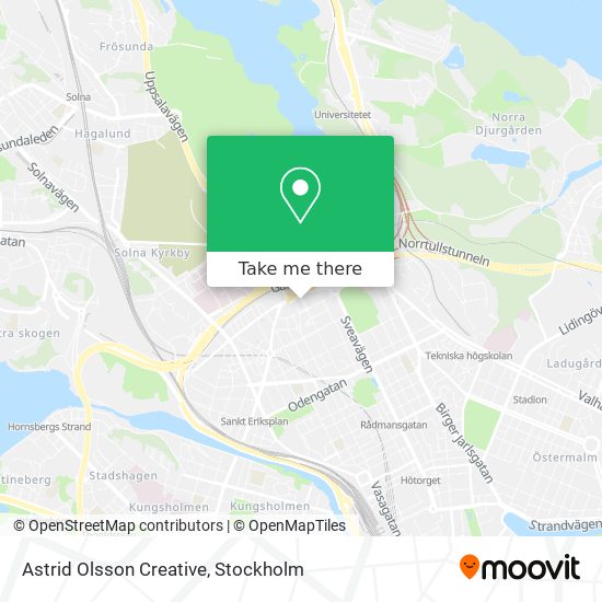Astrid Olsson Creative map
