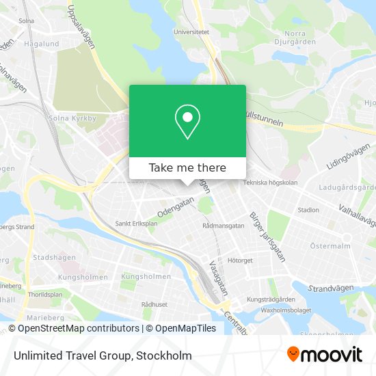 Unlimited Travel Group map