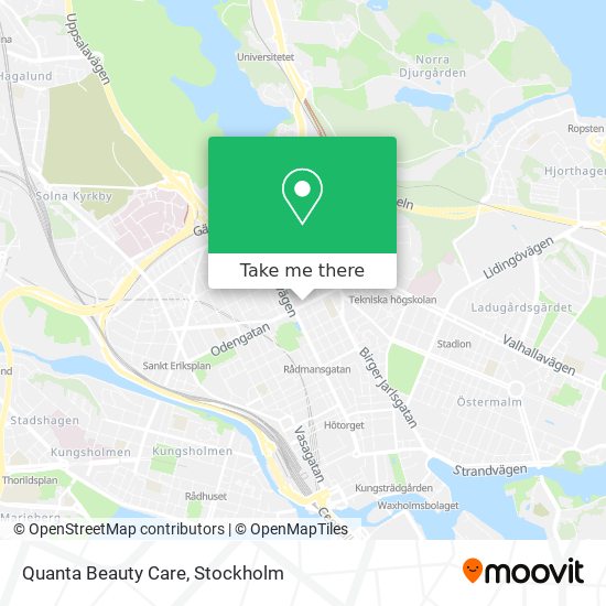 Quanta Beauty Care map