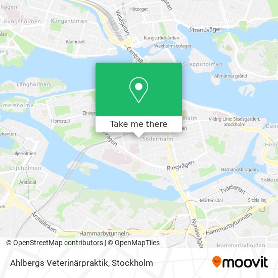 Ahlbergs Veterinärpraktik map