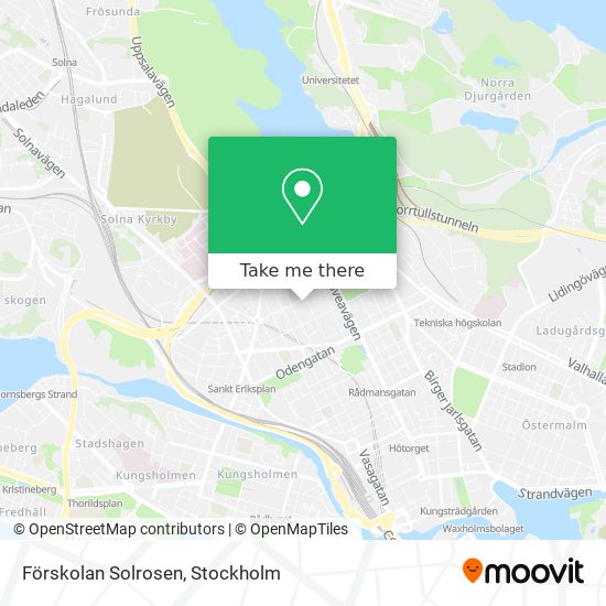 Förskolan Solrosen map